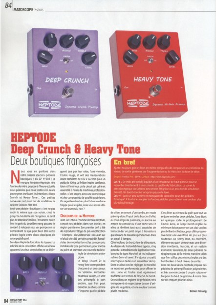 Guitar Part -  Heptode Deep Crunch and Heavy Tone
